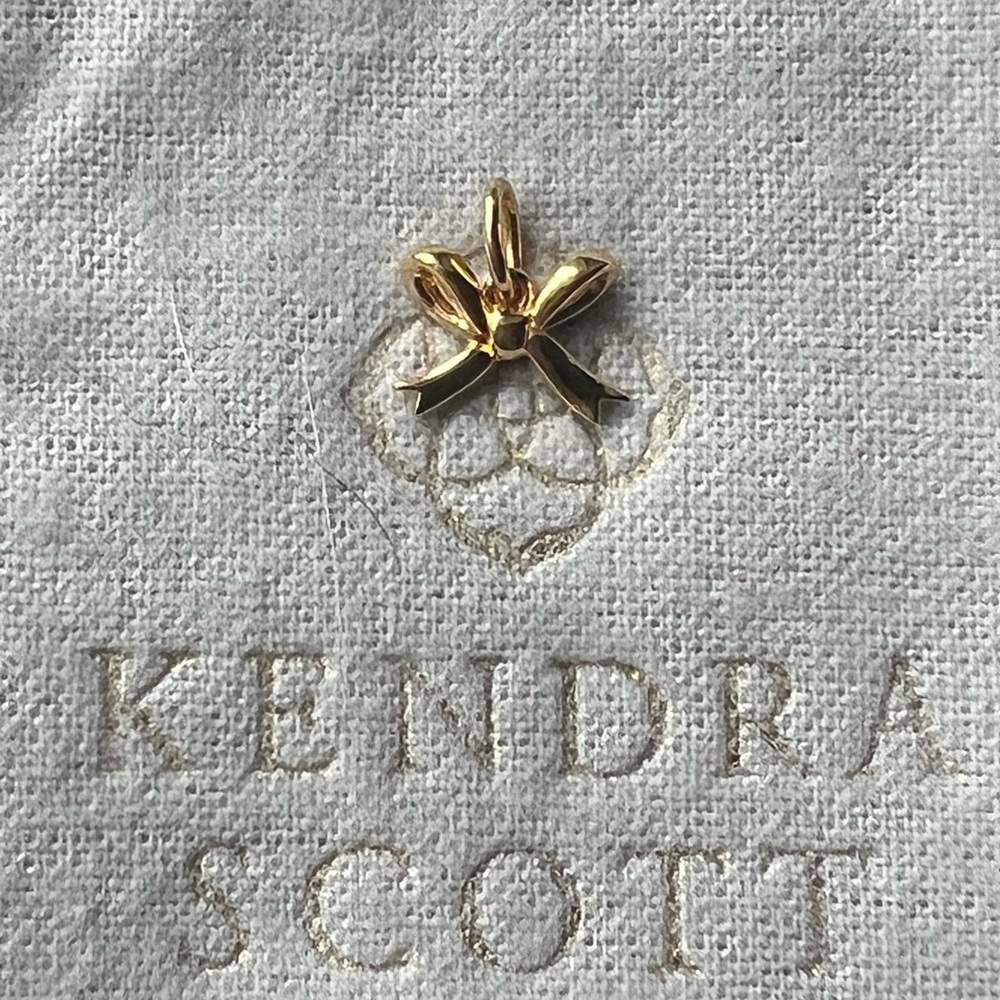Kendra Scott Vermeil Gold Bow Charm